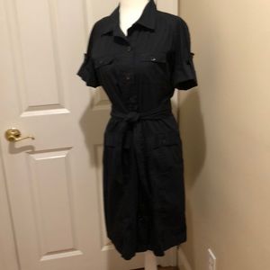 Banana republic factory size 10 black shirt dress